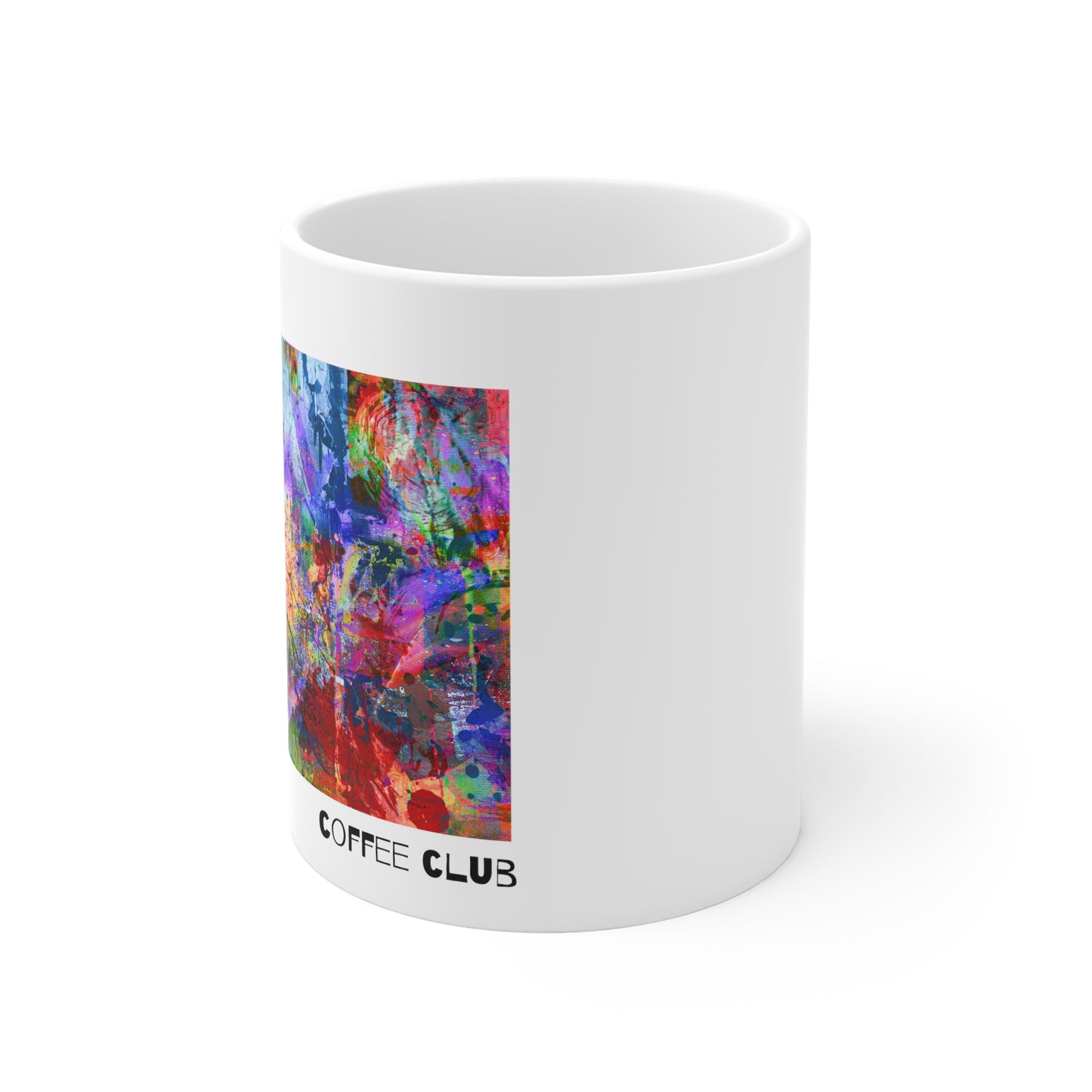 Funk Art | Coffee Club | 11oz White Mug