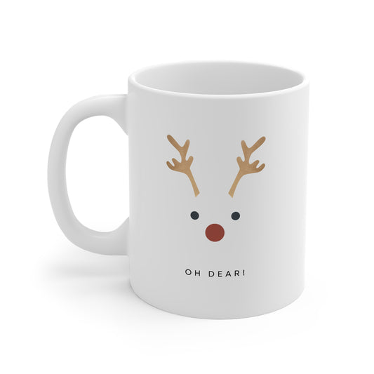 LUXU Christmas 2024 Coffee Mug | Oh Dear! - White