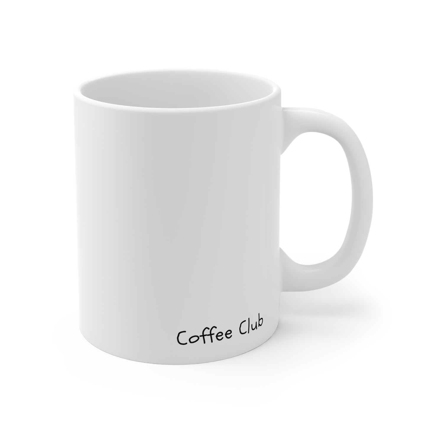 Rectangle Randoms | Coffee Club | 11oz White Mug