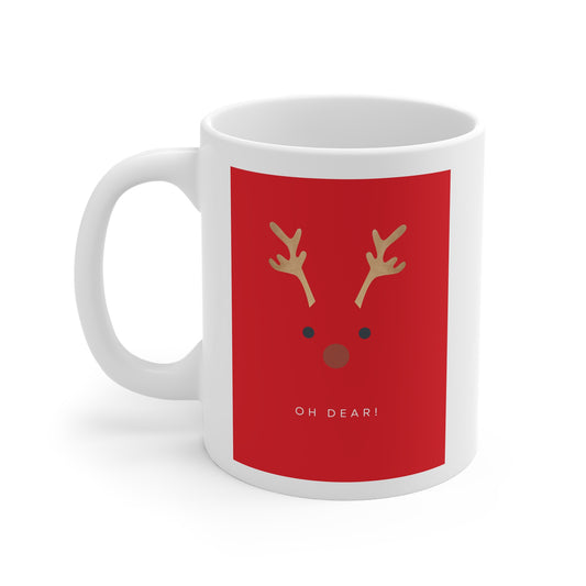 LUXU Christmas 2024 Coffee Mug | Oh Dear! - Red