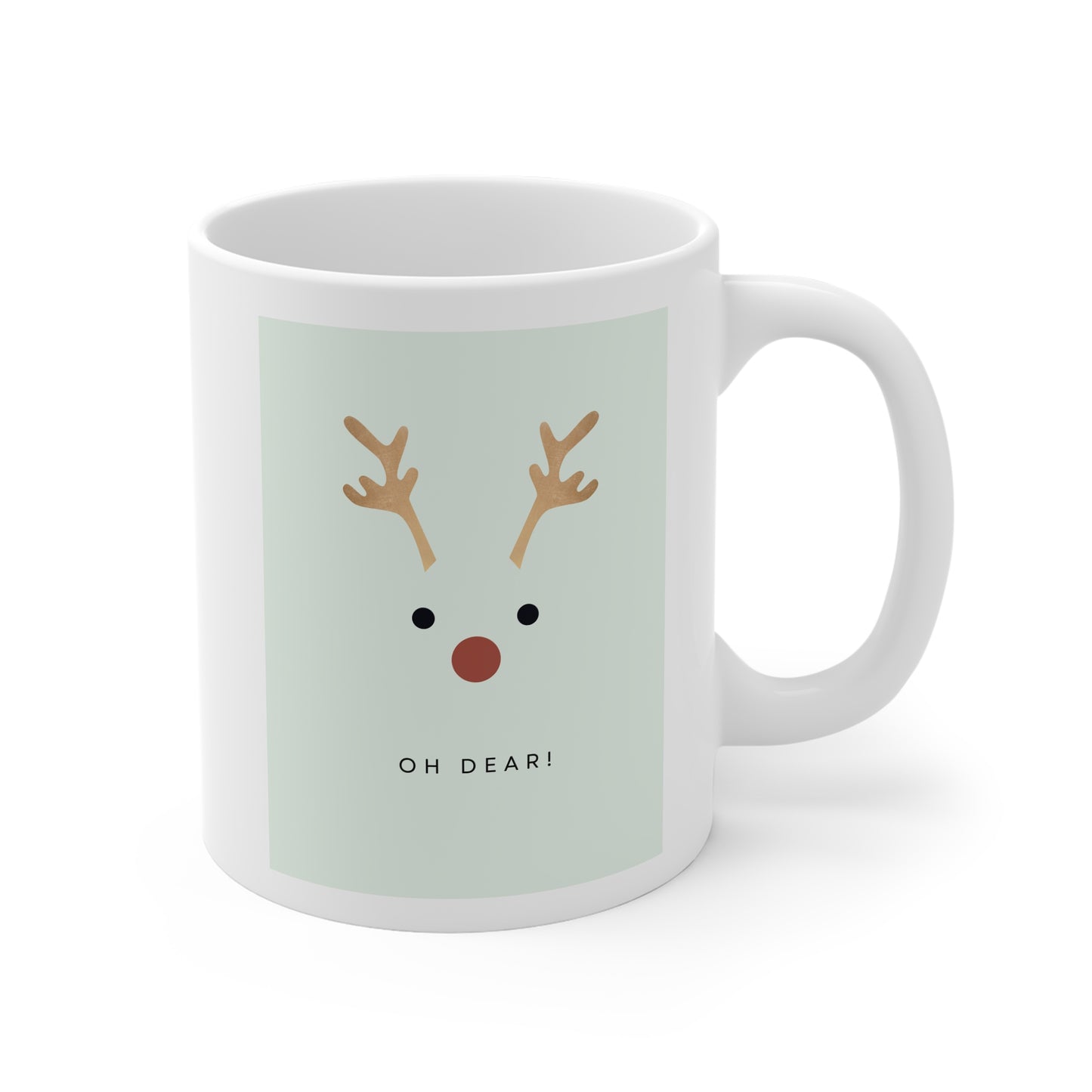 LUXU Christmas 2024 Coffee Mug | Oh Dear! - Green