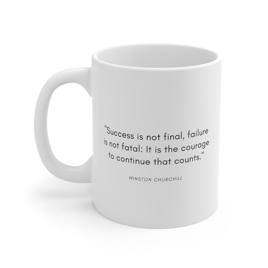 Inspired Mornings - Winston | Coffee Club11oz White Mug