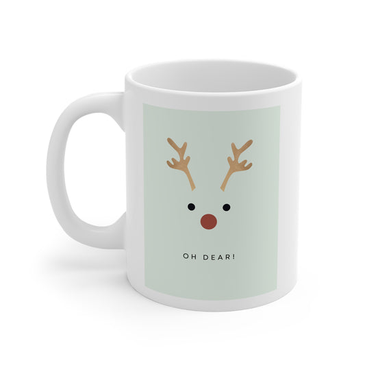 LUXU Christmas 2024 Coffee Mug | Oh Dear! - Green